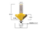 B2-10405-Chamferbits45degree3-4