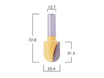B1-20704RoundNoseBit3-4